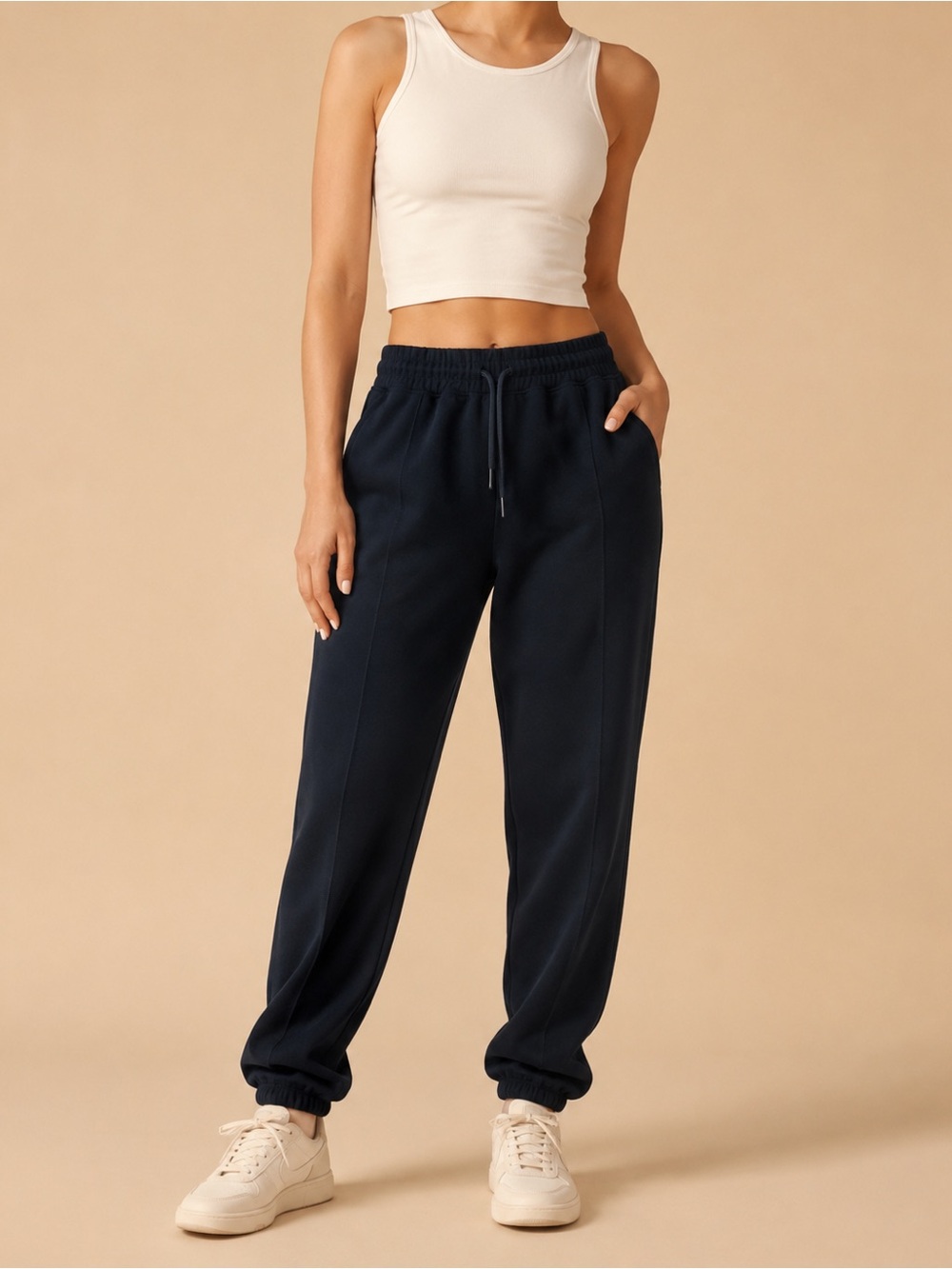 Beverly Hills Polo Club Black Drawstring Joggers